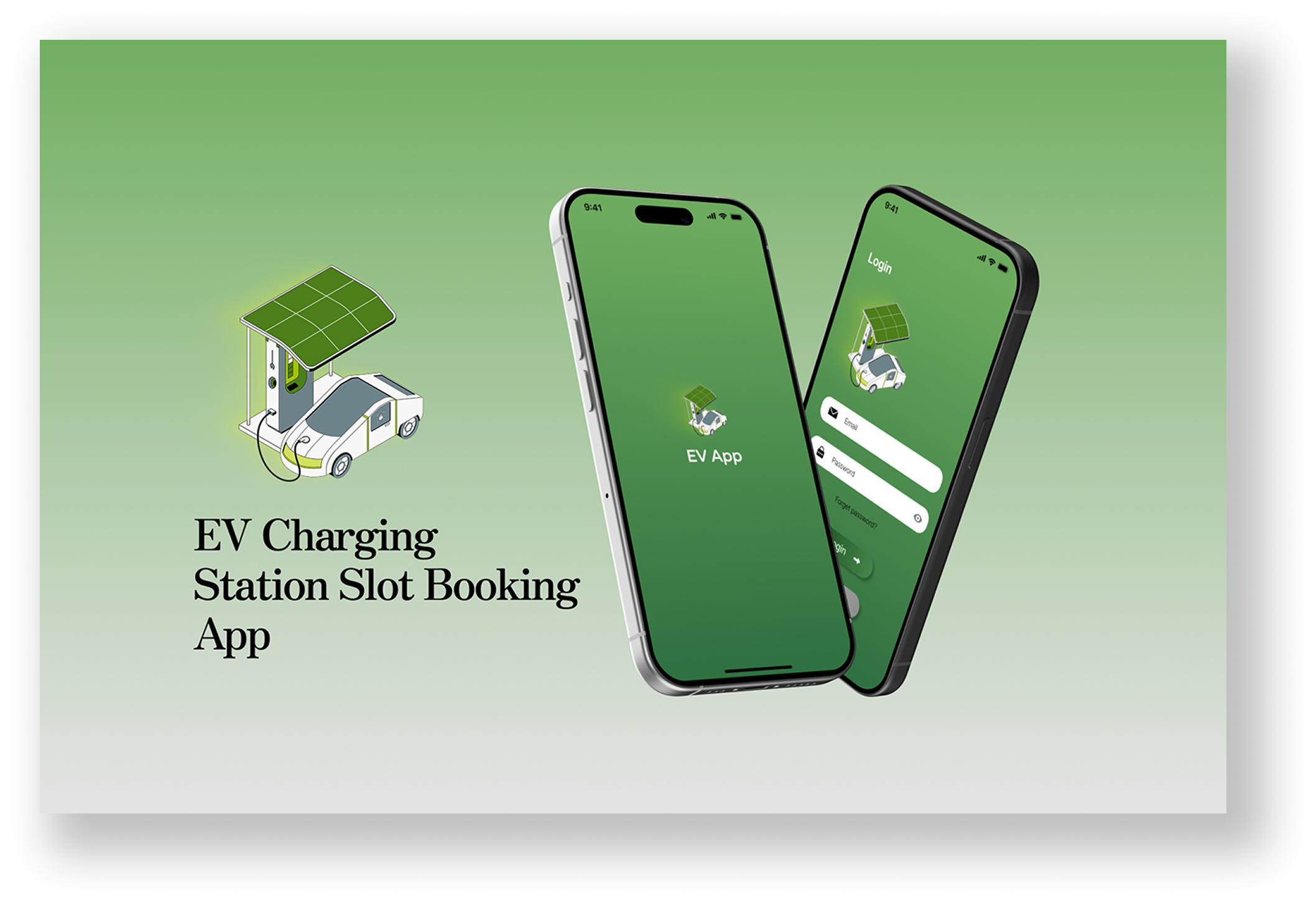 EV Charging App Mockup